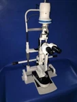 Slit Lamp Microscope 2 Step Haag Streit Type With Table And Accessories Medical. Fixed Price $882.28.