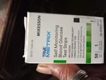 Mckesson True Metrix Glucose Blood Test Strips 50CT No Coding Triple Sense Tech. Fixed Price $39.99.