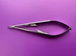 Karl Storz E3848 Castroviejo Needle Holder 11MM Curved Medium Locking. Fixed Price $90.00.