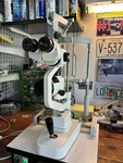 Topcon 2E Slit Lamp With Haag Streit 870 Tonometer.. Fixed Price $2400.00.