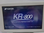 Topcon KR-800 Autorefractor/keratometer. Fixed Price $5000.00.
