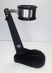 Vintage Bausch Lomb 3.5X Desk Magnifier Loupe Stand Excellent B&l Black 8". Fixed Price $85.00.