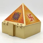 Vastu Wooden Pyramid Wish Box Yantra Reiki With Stickers 4 Inch. Fixed Price $27.98.