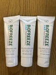 Biofreeze Professional Pain Relief 4OZ Gel Tube Pack 3. Fixed Price $28.00.