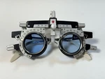 Vintage American Optical Optometrist's Trial Frame With Blue Lenses.. Fixed Price $68.00.