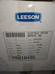 Leeson National PR010495 Electric Motor Hp 1740 Rpm 1PH 230/220V WHSE2.28D. Fixed Price $375.00.
