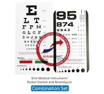 Snellen & Rosenbaum Pocket Eye Exam Test Charts 2 Piece Set Ec-psr Great Value!. Fixed Price $9.99.