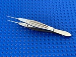 Karl Storz Surgical E1796 Castroviejo Suturing Forceps 0.12MM, 4.2". Fixed Price $207.00.