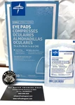 Box Of 50 Medline Sterile Eye Pads 1.62" 2.62" Low Linting NON21601. Fixed Price $11.99.