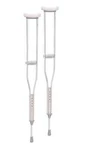 Drive Medical 10401-1 Aluminum Underarm Crutches For Youth, User Height 54"-62". Fixed Price $36.99.
