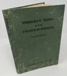 Ishihara's Tests For Colour-blindness: Concise Ed. By Shinobu 1978 Hc. Fixed Price $19.98.