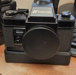 Topcon MT-1 Vintage 35MM Slr Film Camera Black Made Japan. Fixed Price $89.00.