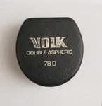 Volk 78D Double Aspheric Lens, Yellow, Excellent Condition. Fixed Price $259.00.