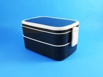 Ikea Flottig Lunch Storage Container Bento Box Black & Cream Complete 202.948.60. Fixed Price $14.25.