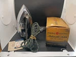 Vtg Ge Cat. No. 139F23 Automatic Iron Made Usa W/box & Instructions. Fixed Price $24.95.