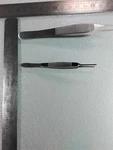 Lot Of Storz E1912, Codman 30-4218 Stainless Steel Surgical Dressing Forceps. Fixed Price $25.00.