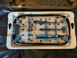 Used/clean Storz CX7150 Proportional Scissors Handpiece With Tray Accessory. Fixed Price $429.00.