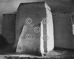 Book Plate Ansel Adams B/w 7.25 X 9.25" St.french Church Ranchos De Taos Nm 1950. Fixed Price $9.99.
