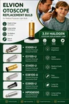 Welch Allyn Compatible Otoscope Bulb 03100-U (elvion ). Fixed Price $19.99.