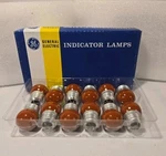 General Electric Red Indicator Lamps 130V 71/2W. Fixed Price $11.89.