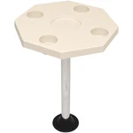 Detmar Boat Octagonal Table Kit 12-1109C Ivory White Plastic. Fixed Price $142.94.