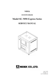 Santinelli Nidek 9090 (express Series) Technical Service Manual. Fixed Price $150.00.