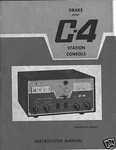 Drake C-4 Instructional Manual 46 Pages All Cd Free Same Day Shipping. Fixed Price $19.95.