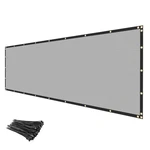Inf 175GSM Privacy Fence Windscreen Fencing Mesh Shade Cover Garden-gray. Fixed Price $87.99.