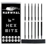 6" Long Allen Hex Set 12 Pack Of Drill With Case Inch Key He.... Fixed Price $28.11.