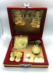 Laxmi Kuber Yantra Pendant Gomti Altar Wealth Charm Rare Set (2 Box). Fixed Price $23.14.