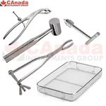Set Of 5PCS Orthopedic Instruments & Mash Tray Hay Grove Bone Holding Forceps. Fixed Price $149.00.