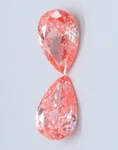 Fancy 0.70 Cts Pink Pear Pair VS1 Lab Grown Cvd Diamond From American Seller. Fixed Price $450.00.