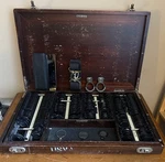Antique American Optical Model 1980 Ophthalmic Trial Testing Lens Set. Fixed Price $330.00.