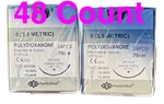 Pdo Pds 0/0 Veterinary Suture 48CT Reverse Cutting 3/8 Circ Surgical Dental. Fixed Price $116.80.