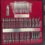 Optimark Trial Lens Set 68 Piece Metal Glass Convex Concave Cylinder Case. Fixed Price $162.83.