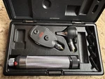 Heine Kappa 100 Otoscope Ophthalmoscope Set W/ Case Untested Handle Not Working. Fixed Price $88.88.