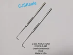 Pcs. Karl Storz E-592 & E-593 Graefe Strabismus Hook Made In Usa (used).. Fixed Price $35.00.