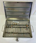 30 Piece Storz Rhein Codman Ophthalmic Instrument Set Eye Tray W/ Case. Fixed Price $900.00.