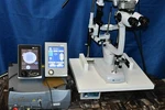 Quantel Supra Scan 577 Micropulse Yellow Pattern Laser With Haag Streit Adapter. Fixed Price $27900.00.