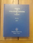 Ishihara Test For Color Blindness Deficiency 24 Plates Book Kanehara Japan 1978. Fixed Price $49.99.