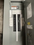 Ge Lighting Panel Board Box,cover, Breakers, 208/120V Cat AQU3422RCXAXT1B4. Fixed Price $850.00.