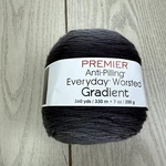 Premier Anti Pilling Everyday Worsted Gradient Yarn 2115-09 Black Tones. Fixed Price $7.00.