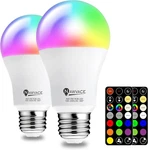Led Color Changing Light With Remote Control, 60W Equivalent Rgb Bulbs, 8W. Fixed Price $28.87.