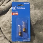 Westinghouse Tube Desk/picture Light Bulbs 15W 120V Candelabra Clear 2-PACK. Fixed Price $15.99.