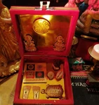 Box Set Laxmi Kuber Wealth Charm Rare Yantra Pendant Gomti Altar Wicca Talisman. Fixed Price $14.38.