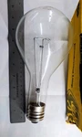 Vintage Incandescent 10" Clear Lamp Bulb 300W 130V Mogul Base Mexico. Fixed Price $16.99.