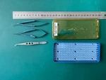 Set Of 3 Ophthalmic Instruments With Case, Lens Forceps, Iol Insertion. Fixed Price $150.00.