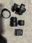 Canon Eos 30 Mp W/ Ef 20-35MM F2.8 And Rf 50MM Read Desc. Fixed Price $1150.00.