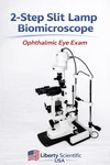 2-STEP Slit Lamp Biomicroscope Ophthalmic Exam Free Accessories Liberty Usa. Fixed Price $1097.47.