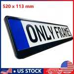 Universal Euro License Plate Tag Holder Mounting Adapter Bumper Frame Bracket. Fixed Price $9.00.